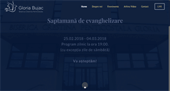 Desktop Screenshot of bisericagloria.ro